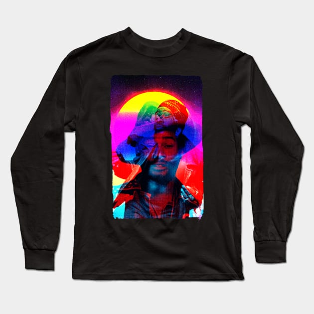 Bootsy Collins Long Sleeve T-Shirt by HAPPY TRIP PRESS